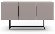 Szarobeżowa niska komoda 150x80 cm Titan – Marckeric