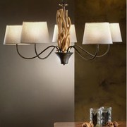 ONLI - Żyrandol na łańcuchu AGAR 5xE14/6W/230V śr. 80 cm