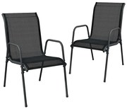 Zestaw dwóch lekkich krzeseł ogrodowych E2-W82