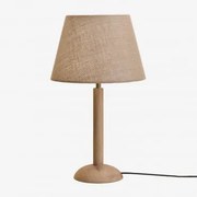 Lampa Stołowa Z Drewna Mango Harry Drewno Mango & Ø30 Cm - ↑20 Cm Alidara - Sklum