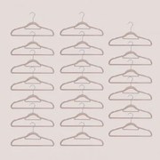 Zestaw 20 Wieszaków Palou Pszenica Brązowa - Sklum