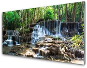 Obraz Akrylowy Wodospad Las Przyroda