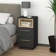 Stolik nocny antracyt 36x36x68 beatrice