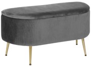 Siedzisko do przedpokoju ze schowkiem SOLARO, 100 x 40 x 53 cm