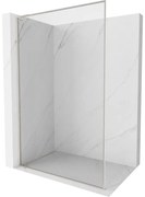Mexen Kioto-F L ścianka prysznicowa Walk-in z ramką 60 x 202 cm, transparent 8 mm, nikiel szczotkowany - 800-060-174-97-00