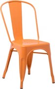 Krzesło Do Jadalni Lix Sztaplowane Naranja Azafrán | Saffron Orange - Sklum