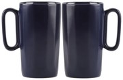 Niebieskie kamionkowe kubki zestaw 2 szt. 330 ml Fuori – Vialli Design