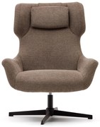 Brązowy fotel Zalina – Kave Home