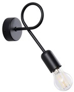 Kinkiet SUPEŁ czarny SOLLUX  LIGHTING