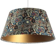 Welurowa lampa wisząca w rustykalne wzory - 4X S412 F0-T36