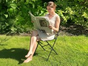 Krzesło Ogrodowe Stalowe SEMPLICI Krzesło Na Balkon Czarne