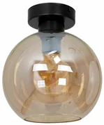 Lampa sufitowa, kula, szklana SOFIA AMBER 1xE27