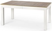 Stół rozkładany - biały + dąb sonoma T6-Z66