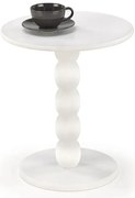 Okrągły Stolik Biały Kawowy T2-N45