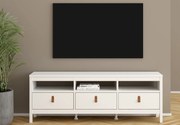 Szafka pod telewizor z szufladami Madrid biały mat