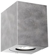 Nordlux - Zewnętrzny kinkiet LED CANTO 2xLED/6W/230V IP44 srebrny