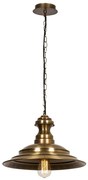 Lampa wisząca w kolorze brązu z metalowym kloszem ø 39 cm Sivani – Opviq lights