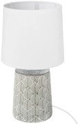 Lampa na stół i biurko z ceramiczną podstawą
