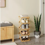 Szafka na buty bambus 26x26.5x68.5 ziggy