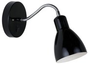 Nordlux - Lampa ścienna CYCLONE 1xE14/15W/230V czarna