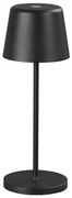 Ideal Lux - LED Ściemnialna dotykowa lampa stołowa CUTE LED/2,5W/3,7V IP65 czarny