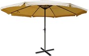 Parasol Carpi Pro, kremowy bez stojaka