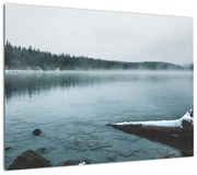 Obraz - lodowe nordyckie jezioro (70x50 cm)