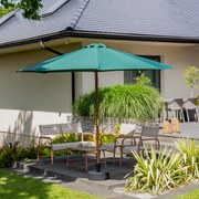 Parasol ogrodowy 3 m Poly zielony PATIO