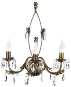 ONLI - Kinkiet TERESA 3xE14/6W/230V brąz