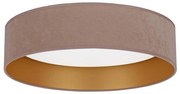 Brilagi - Lampa sufitowa VELVET LED/24W/230V 3000/4000/6400K beż/złoto