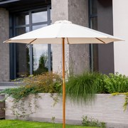 Parasol ogrodowy 3 m Poly ecru PATIO