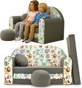 Kanapa/sofka Dla Dziecka, Piankowa Rozkładana 160cm - A5