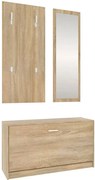3-częściowy zestaw do przedpokoju dąb sonoma Z2-M85