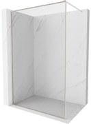 Mexen Kioto-F ścianka prysznicowa Walk-in z ramką 60 x 202 cm, transparent 8 mm, nikiel szczotkowany - 800-060-104-97-00