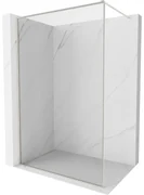 Mexen Kioto-F ścianka prysznicowa Walk-in z ramką 60 x 202 cm, transparent 8 mm, nikiel szczotkowany - 800-060-104-97-00