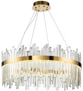 Lampa sufitowa kryształowa APP1515-CP60 Złota