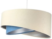 Beżowo-srebrna nowoczesna lampa wisząca - EX998 C3-C44