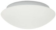 Biała lampa sufitowa ze szklanym kloszem ø 40 cm Nina – Candellux Lighting