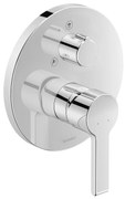 Duravit B.2 bateria prysznicowa Mosiądz - chrom - 2 wyjścia wody - Ø 17 cm