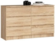 Komoda z szufladami do sypialni dąb sonoma Z5-D36