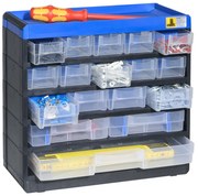 Allit Plastikowa walizka na drobne elementy VarioPlus Pro 29/35, 17 szufladek