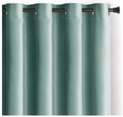 Jasnozielona aksamitna zasłona częściowo zaciemniająca (dimout) 140x270 cm Eyelets – Restilo