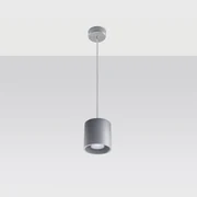 Lampa wisząca ORBIS 1 szara SOLLUX  LIGHTING