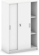 Szafa przesuwna MIRELLI, 800 x 400 x 1200 mm, biały