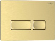 Mexen Tex 04 przycisk spłukujący, złoty szczotkowany - 6104-11