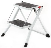 Metalowa dwupoziomowa drabina