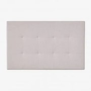 Zagłówek Tapicerowany Artur Tkaniny Beżowy Krem & 135 Cm - Sklum