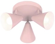 Oświetlenie punktowe AMOR 3xE14/40W/230V różowe