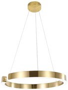 LAMPA WISZĄCA LED LHJ052-CP1 C ZŁOTA SZCZOTKOWANA 40CM