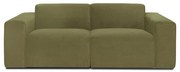 Zielona sztruksowa sofa modułowa Scandic Sting